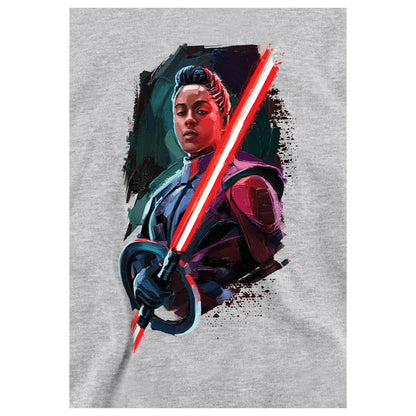 Athletic Heather - Side - Star Wars: Obi-Wan Kenobi Childrens-Kids Reva Painted Pull Over Hoodie
