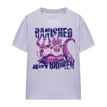 Lavender - Front - The Little Mermaid Womens-Ladies Ursula T-Shirt
