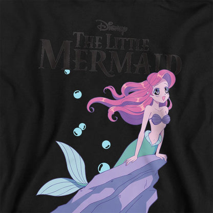 Navy - Back - Disney Childrens-Kids Anime Rock Hoodie