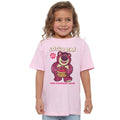 Light Pink - Back - Toy Story Childrens-Kids Strawberry Friend Lotso T-Shirt