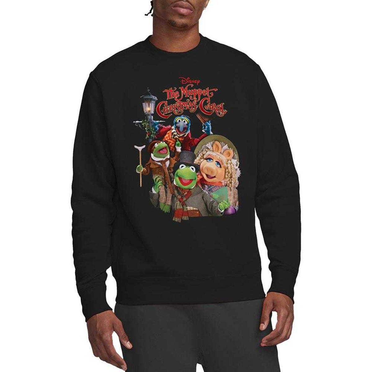 Black - Lifestyle - The Muppets Christmas Carol Unisex Adult Sweatshirt