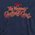 Navy - Back - The Muppets Christmas Carol Unisex Adult Block Logo Sweatshirt