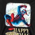 Black - Back - Spider-Man Unisex Adult Happy Thwipmas Christmas Window Sweatshirt