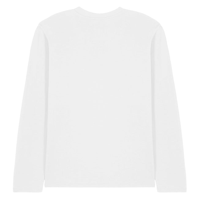 White - Side - Deadpool Unisex Adult Snow Angels Long-Sleeved Christmas T-Shirt