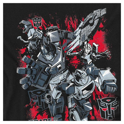 Black - Side - Transformers Unisex Adult Generations Autobots Roll Out And Protect Long-Sleeved T-Shirt