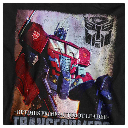 Black - Side - Transformers Unisex Adult Generations Optimus Prime Comic Cover Sweatshirt