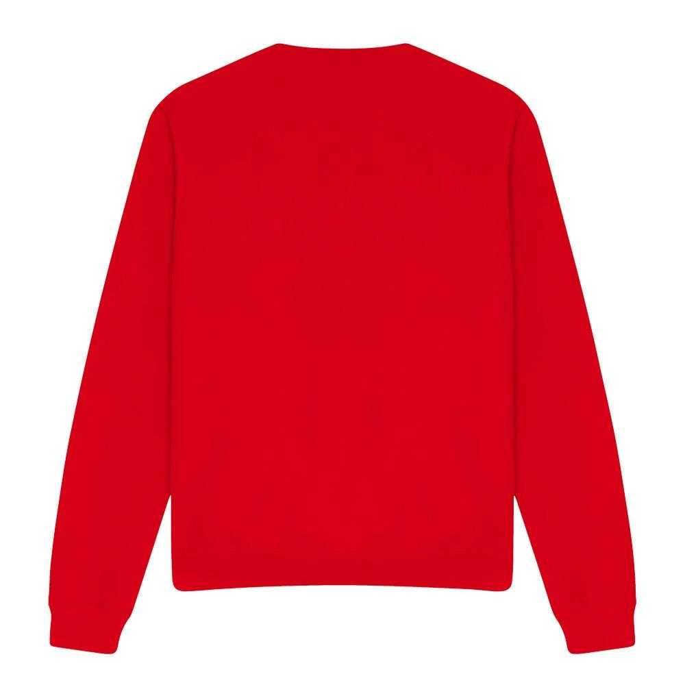 Red - Back - Disney Childrens-Kids Pluto Santa Hat Christmas Sweatshirt