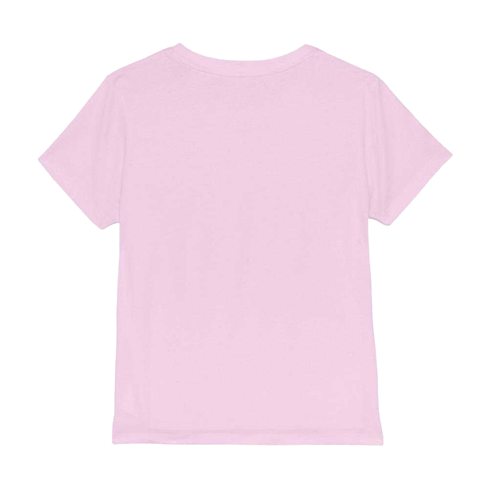 Pink - Back - Disney Childrens-Kids Cocoa Piglet Mistletoe T-Shirt
