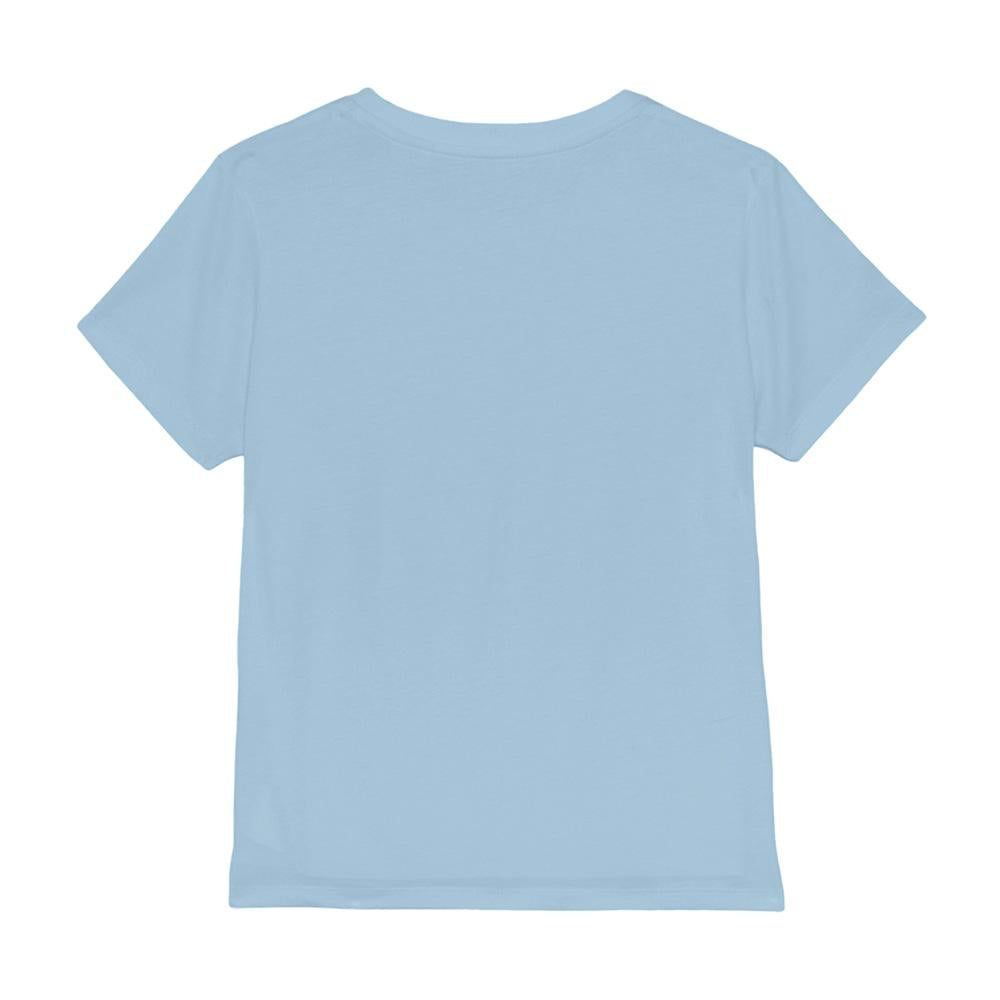 Light Blue - Back - Disney Childrens-Kids Eeyore Santa Hat Christmas T-Shirt