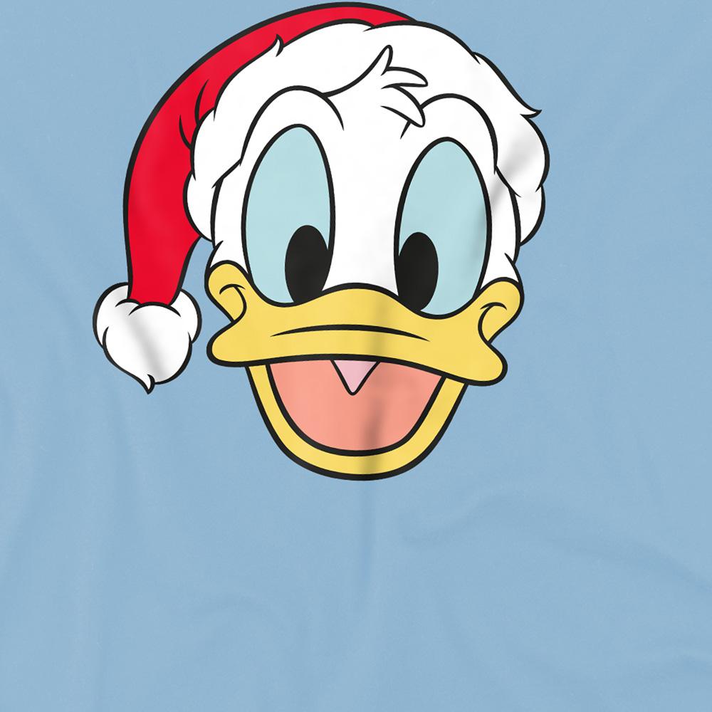 Light Blue - Side - Disney Childrens-Kids Donald Duck Christmas Sweatshirt