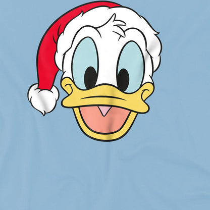 Light Blue - Side - Disney Childrens-Kids Donald Duck Christmas Sweatshirt