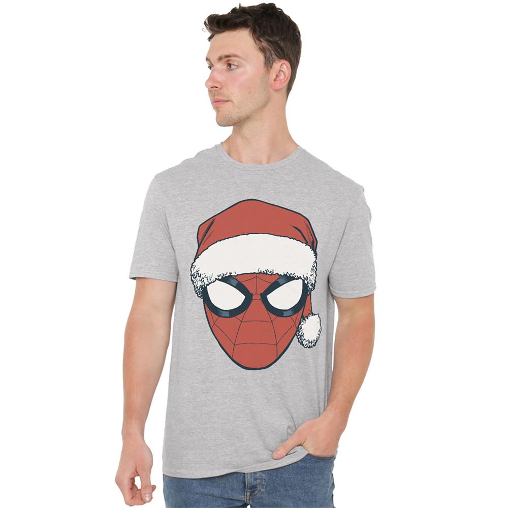 Athletic - Lifestyle - Spider-Man Unisex Adult Santa Hat Christmas T-Shirt