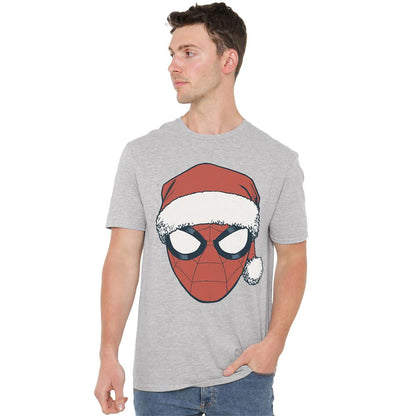 Athletic - Lifestyle - Spider-Man Unisex Adult Santa Hat Christmas T-Shirt