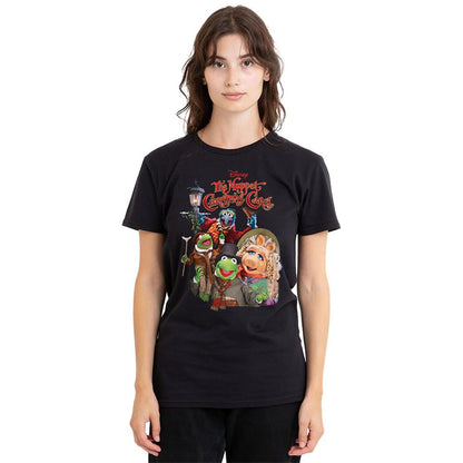Black - Lifestyle - The Muppets Christmas Carol Womens-Ladies Poster T-Shirt