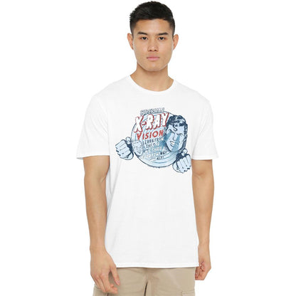 White - Lifestyle - Superman Unisex Adult Xray Vision Vintage T-Shirt