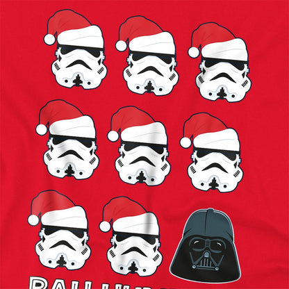Red - Side - Star Wars Unisex Adult Empire Bah Humbug T-Shirt