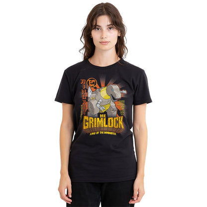 Black - Lifestyle - Transformers Womens-Ladies Generations Me Grimlock King Of The Dinobots T-Shirt