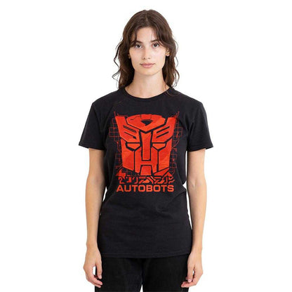 Black - Lifestyle - Transformers Womens-Ladies Generations Tech Autobot Icon Logo T-Shirt