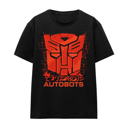 Black - Front - Transformers Womens-Ladies Generations Tech Autobot Icon Logo T-Shirt