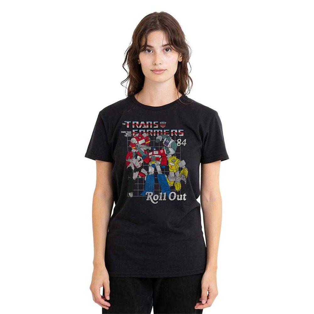 Black - Lifestyle - Transformers Womens-Ladies Roll Out T-Shirt