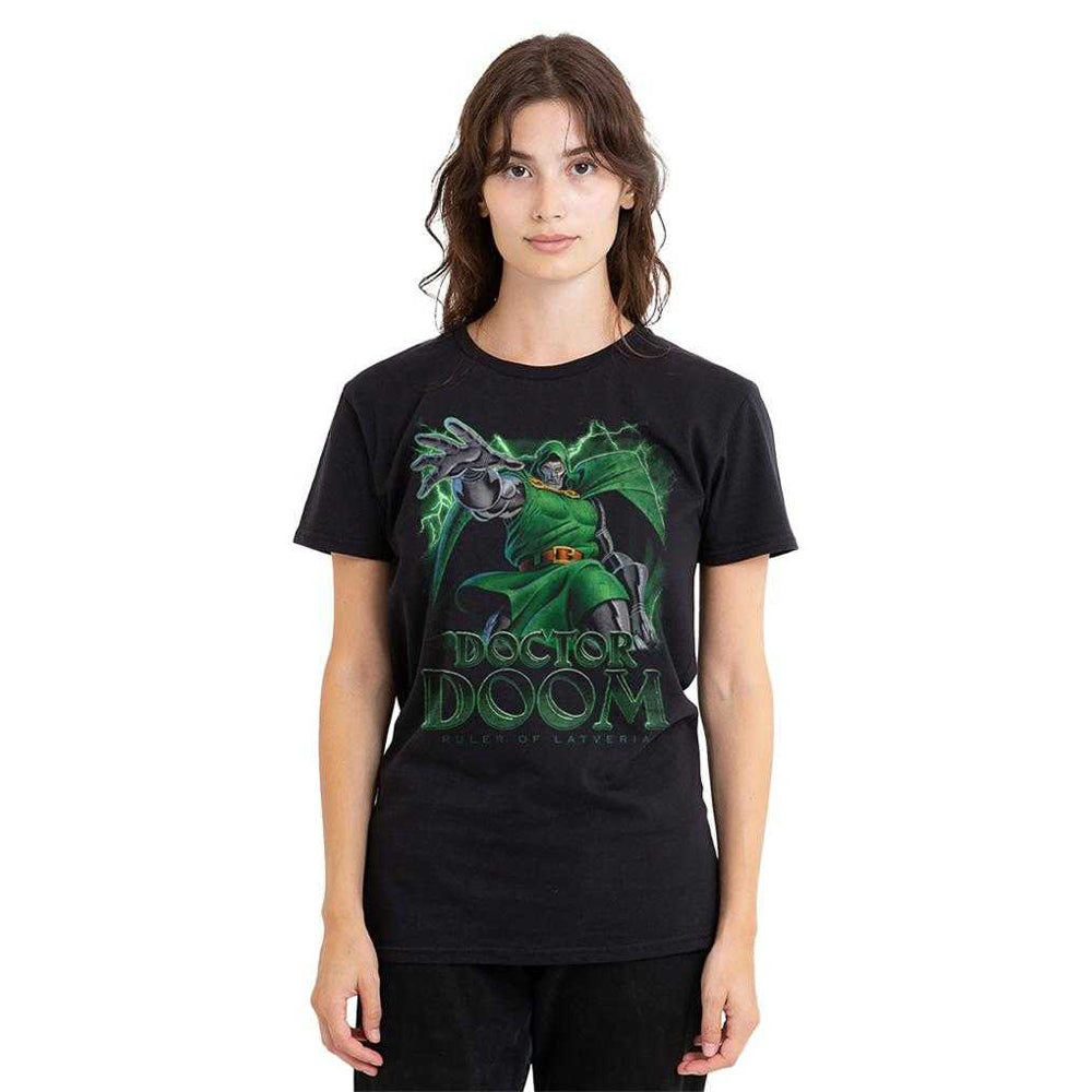 Black - Lifestyle - Marvel Womens-Ladies Ruler Of Latveria Doctor Doom T-Shirt