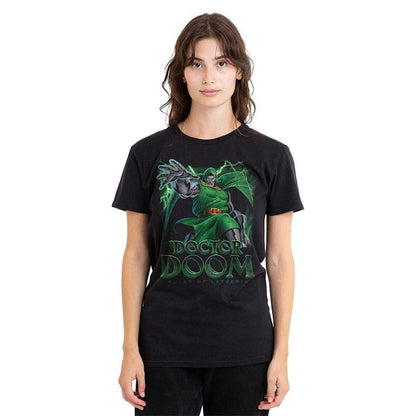 Black - Lifestyle - Marvel Womens-Ladies Ruler Of Latveria Doctor Doom T-Shirt