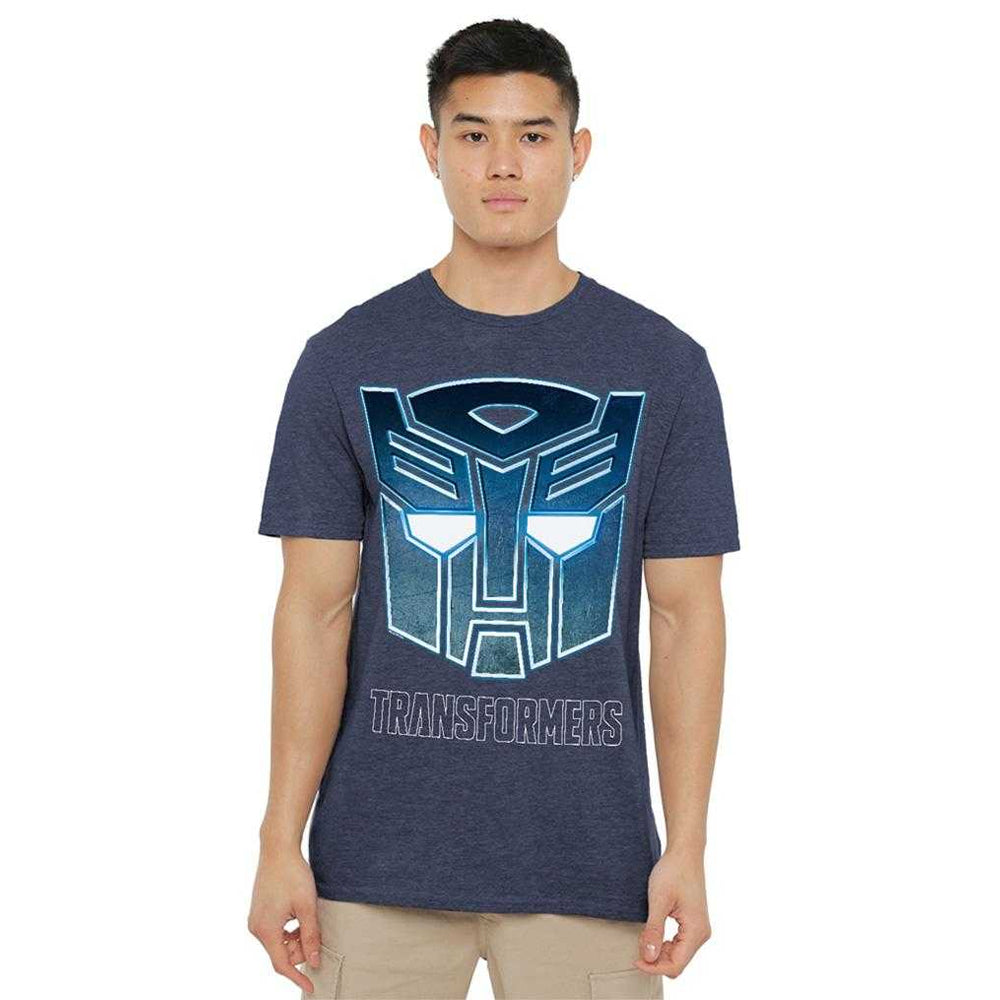 Navy - Lifestyle - Transformers Unisex Adult Generations Steel Autobot Icon Logo T-Shirt