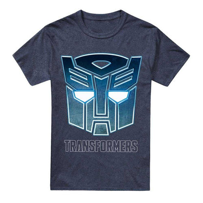 Navy - Front - Transformers Unisex Adult Generations Steel Autobot Icon Logo T-Shirt