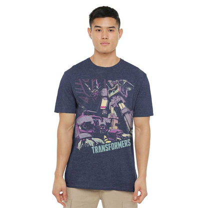 Navy - Lifestyle - Transformers Unisex Adult Generations Decepticon On The Hunt Soundwave T-Shirt