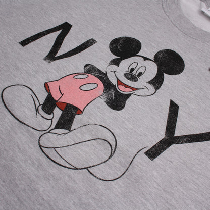 Sports Grey - Lifestyle - Disney Womens-Ladies New York Mickey Mouse Crew Neck Sweatshirt