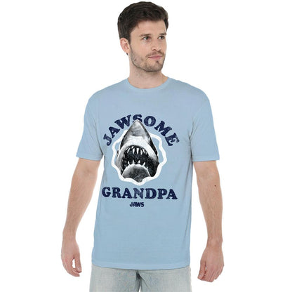 Light Blue - Lifestyle - Jaws Unisex Adult Jawsome Grandpa T-Shirt
