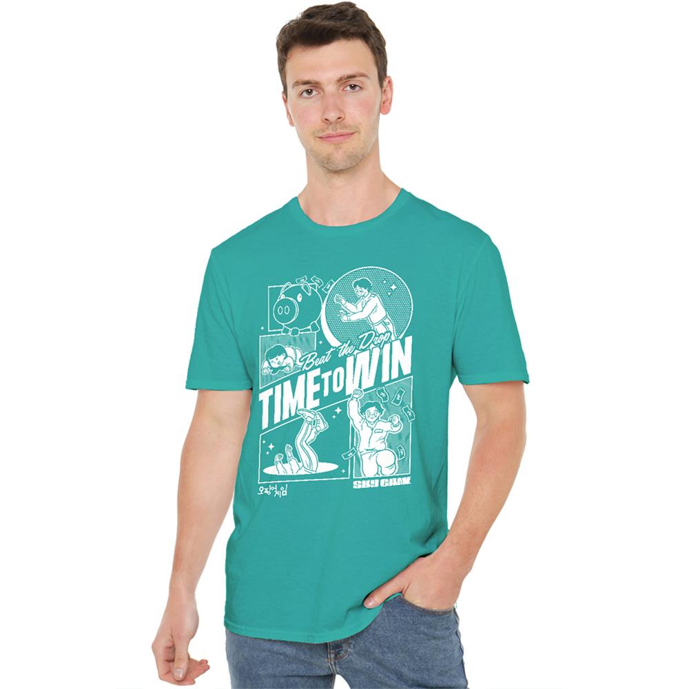 Emerald Green - Lifestyle - Squid Game 3 Unisex Adult Beat The Drop Skygame T-Shirt