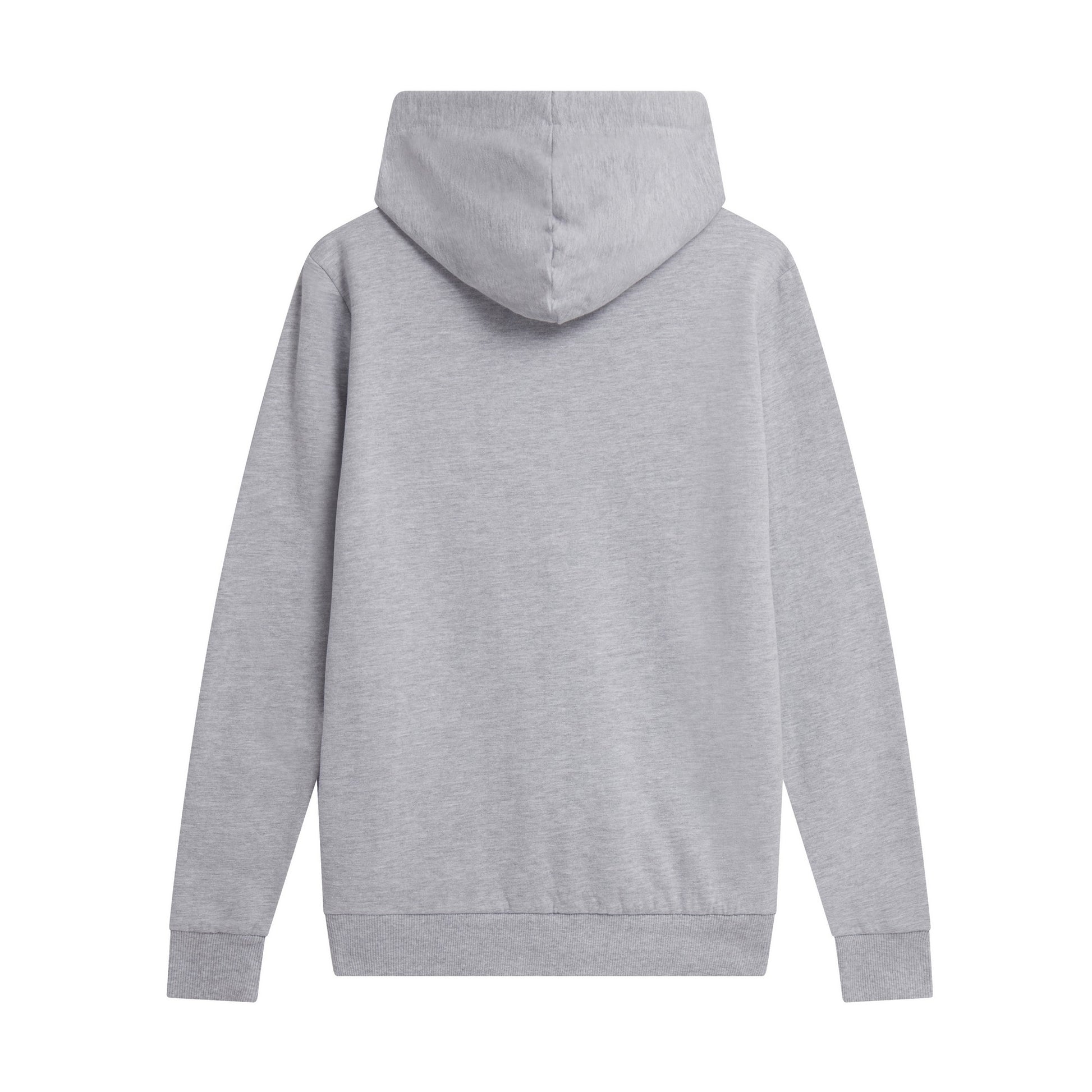 Heather Grey - Back - Wonder Woman Womens-Ladies Logo Hoodie