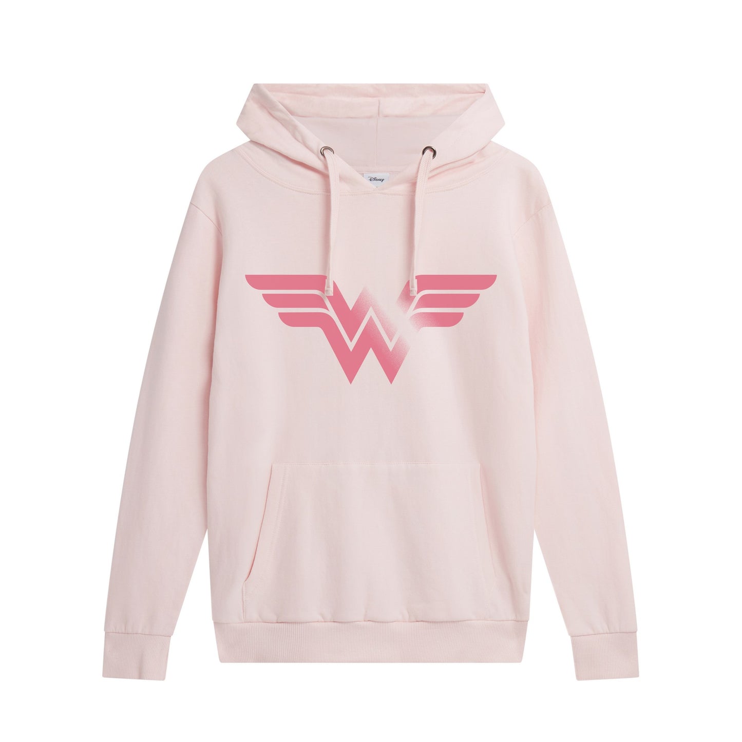 Pale Pink - Front - Wonder Woman Womens-Ladies Logo Hoodie
