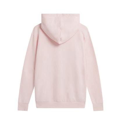 Pale Pink - Back - Wonder Woman Womens-Ladies Logo Hoodie