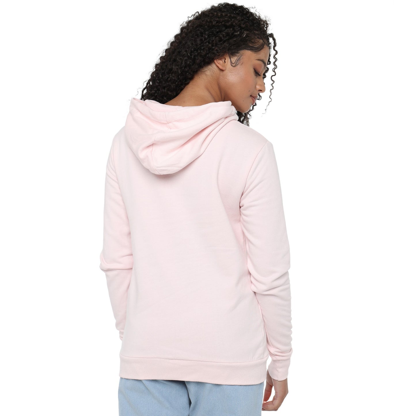 Pale Pink - Lifestyle - Wonder Woman Womens-Ladies Logo Hoodie