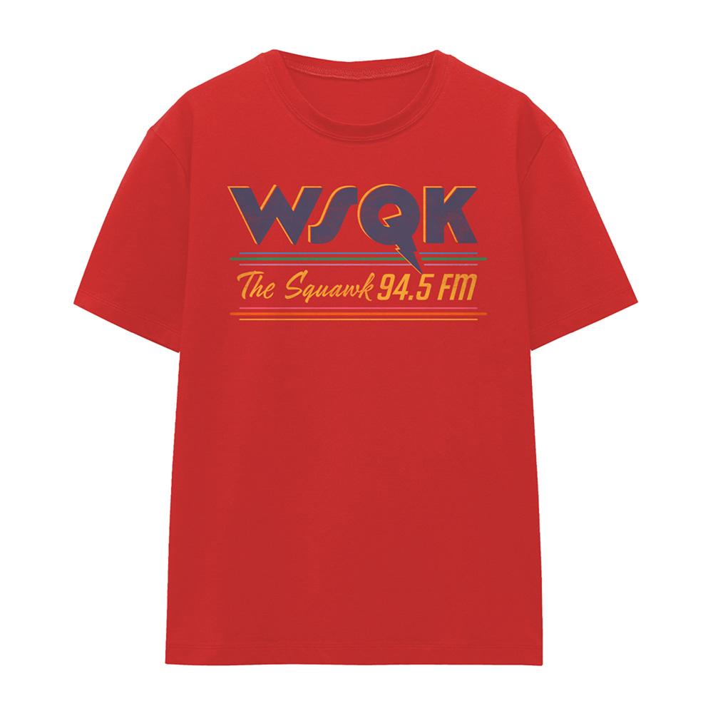 Red - Front - Stranger Things Womens-Ladies Wsqk The Squawk Radio T-Shirt