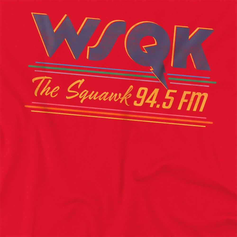 Red - Back - Stranger Things Unisex Adult Wsqk The Squawk T-Shirt