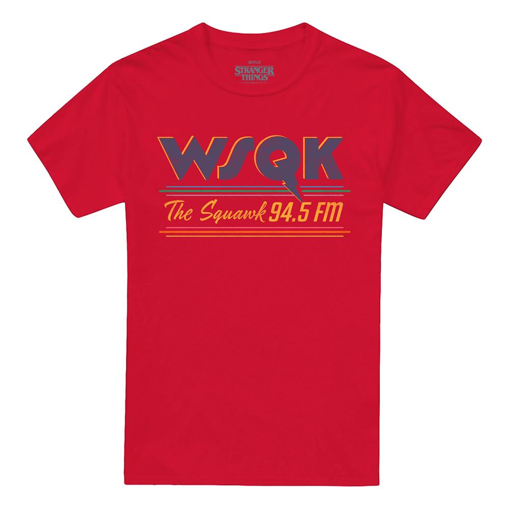 Red - Front - Stranger Things Unisex Adult Wsqk The Squawk T-Shirt