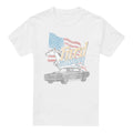 White - Front - Ford Mens American Flag T-Shirt