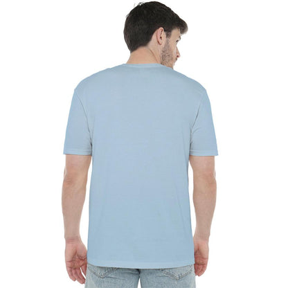 Light Blue - Pack Shot - Superman Unisex Adult Flying Outline T-Shirt