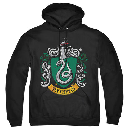 Black - Front - Harry Potter Womens-Ladies Slytherin Hoodie