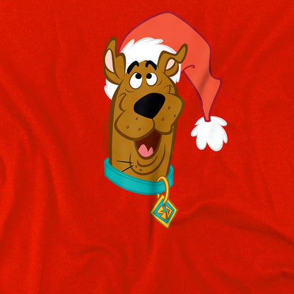Red - Side - Scooby Doo Childrens-Kids Santa Hat T-Shirt