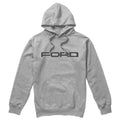 Sports Grey - Front - Ford Mens Logo Hoodie