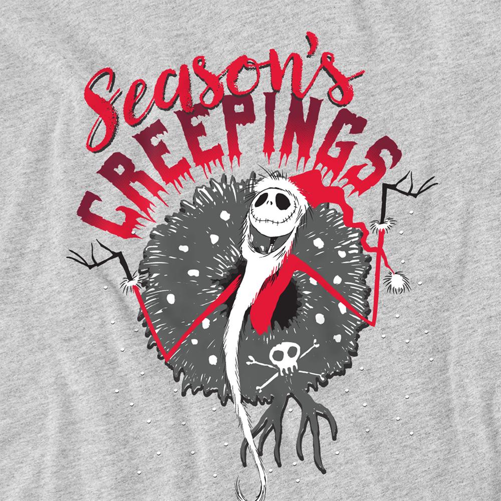 Athletic Heather - Side - The Nightmare Before Christmas Unisex Adult Holiday Chills Heather T-Shirt
