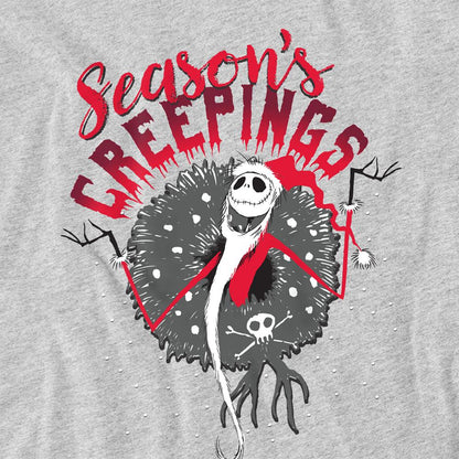 Athletic Heather - Side - The Nightmare Before Christmas Unisex Adult Holiday Chills Heather T-Shirt