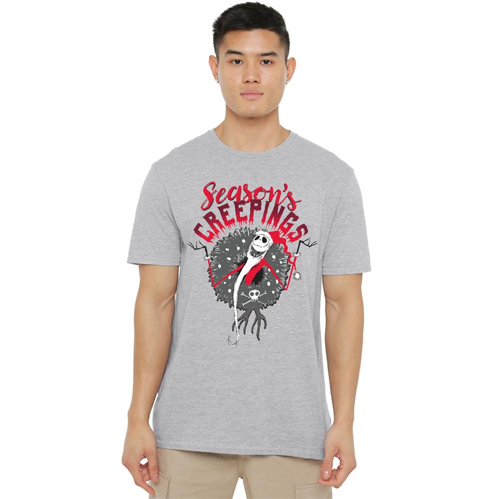 Athletic Heather - Lifestyle - The Nightmare Before Christmas Unisex Adult Holiday Chills Heather T-Shirt