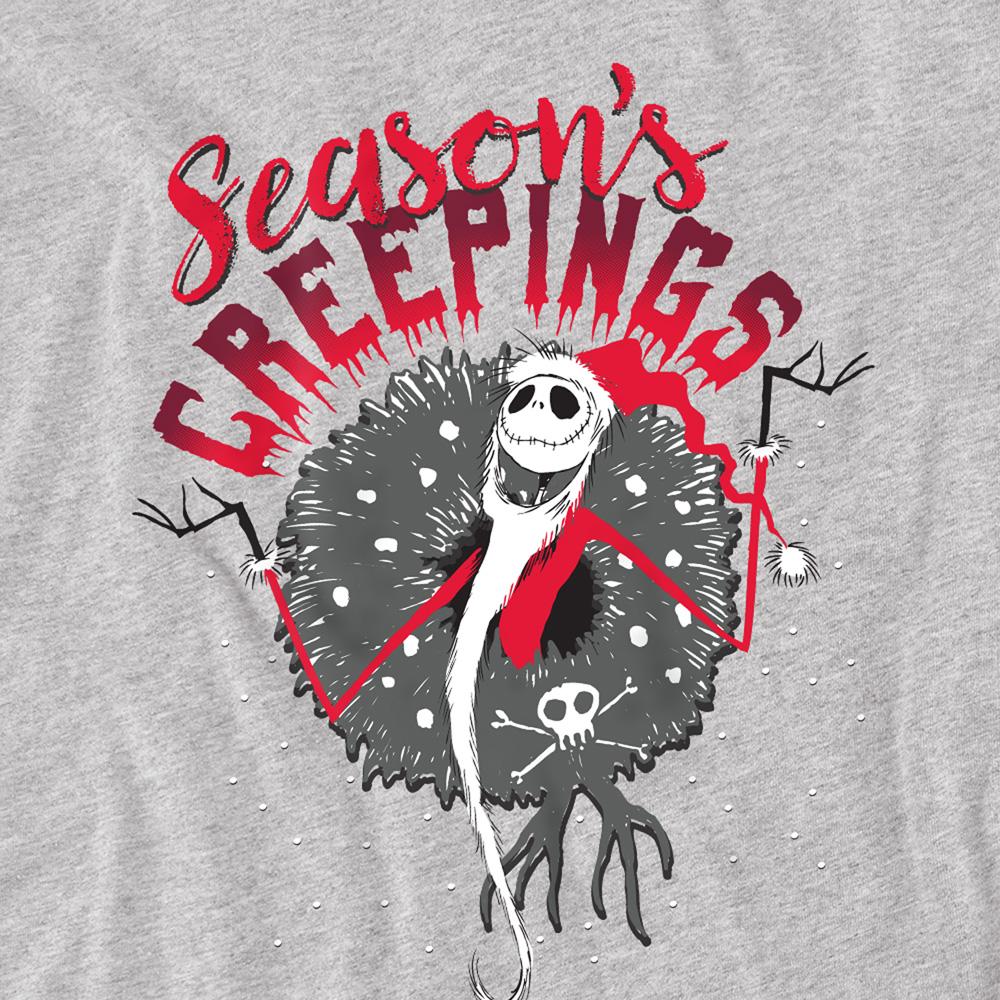 Athletic Heather - Side - The Nightmare Before Christmas Unisex Adult Holiday Chills Heather T-Shirt