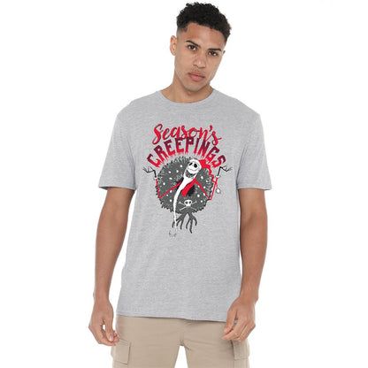 Athletic Heather - Lifestyle - The Nightmare Before Christmas Unisex Adult Holiday Chills Heather T-Shirt