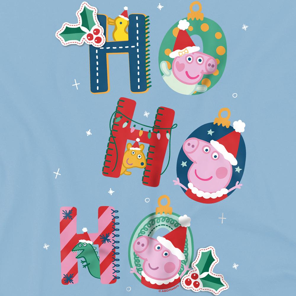 Light Blue - Side - Peppa Pig Childrens-Kids Siblings T-Shirt